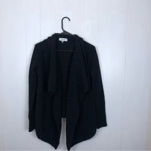 Anthropologie John + Jenn Knit Popcorn Open Cardigan Sz M